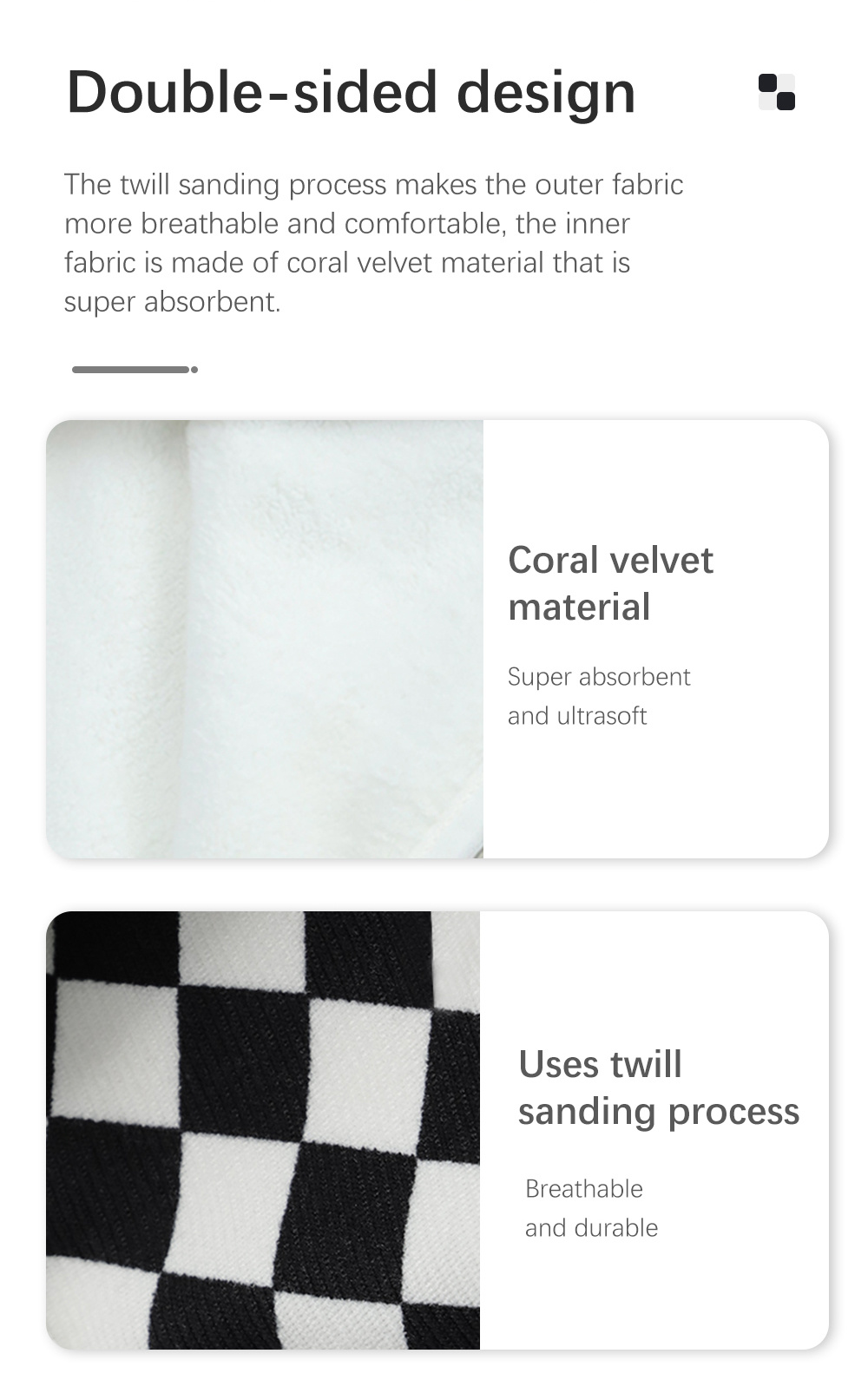 Fashion Checkerboard Hair Drying Cap-5
